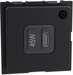 Розетка USB за зареждане тип C Power Delivery 45W 2 мод. Living Now Bticino - K4294C