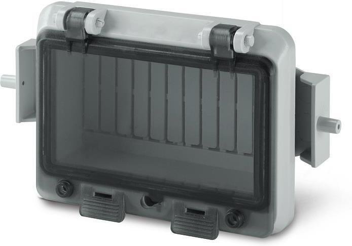 Капак за 12 DIN IP65 серия GOMMA гумирано + DIN шина Scame-654.0141-12