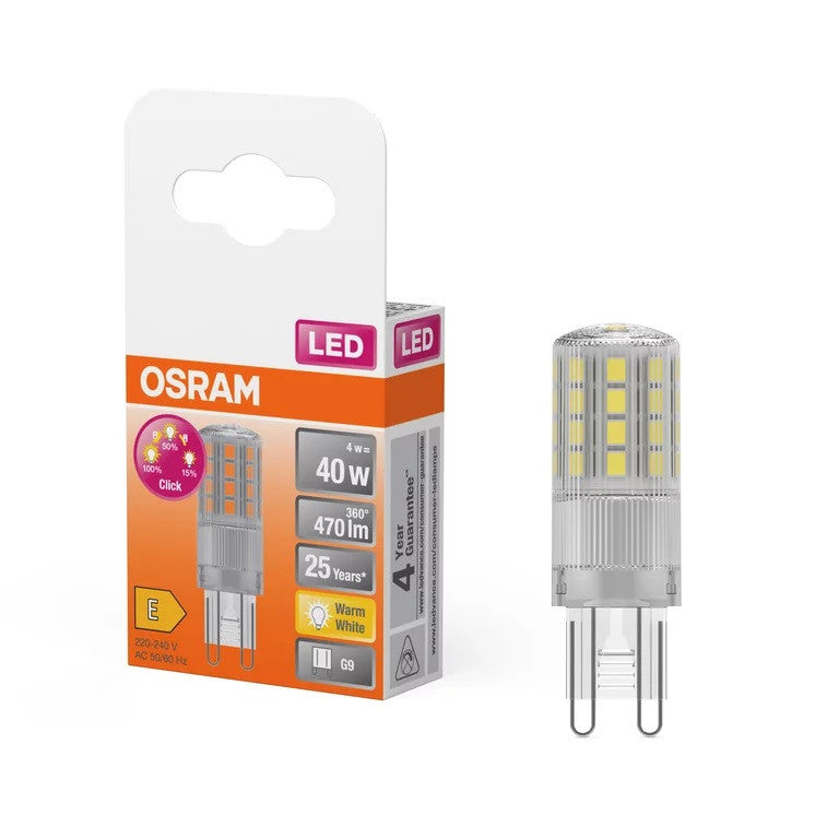 LED ЛАМПА THREE STEP DIM PIN G9 4W 827 LEDVANCE