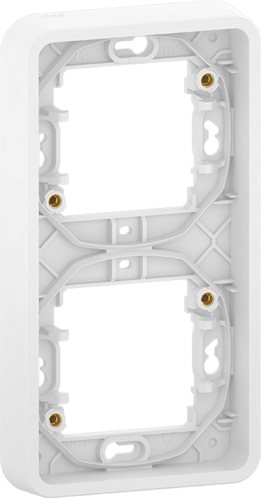 Рамка двойна вертикална IP55 цвят Бял Mureva SE, SCHNEIDER ELECTRIC, MUR39151