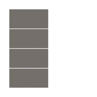 Лицев панел за 4 бутона 30x15 20venti Fenix Grey London EKINEX, EK-T4R-20-FGL