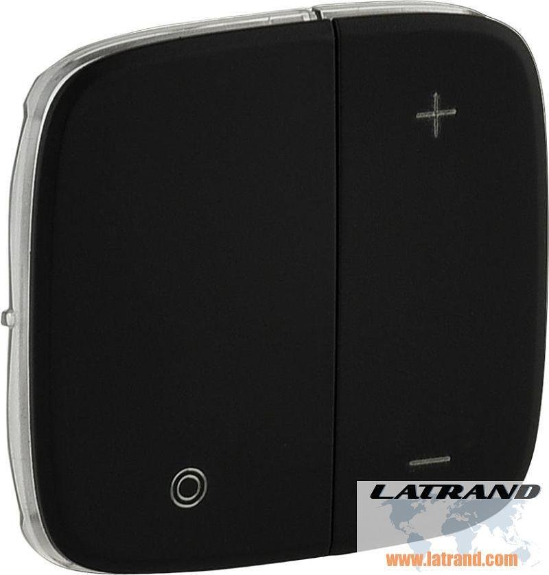 Лицев панел за бутонен димер цвят Черно Valena Allure Legrand - 752088