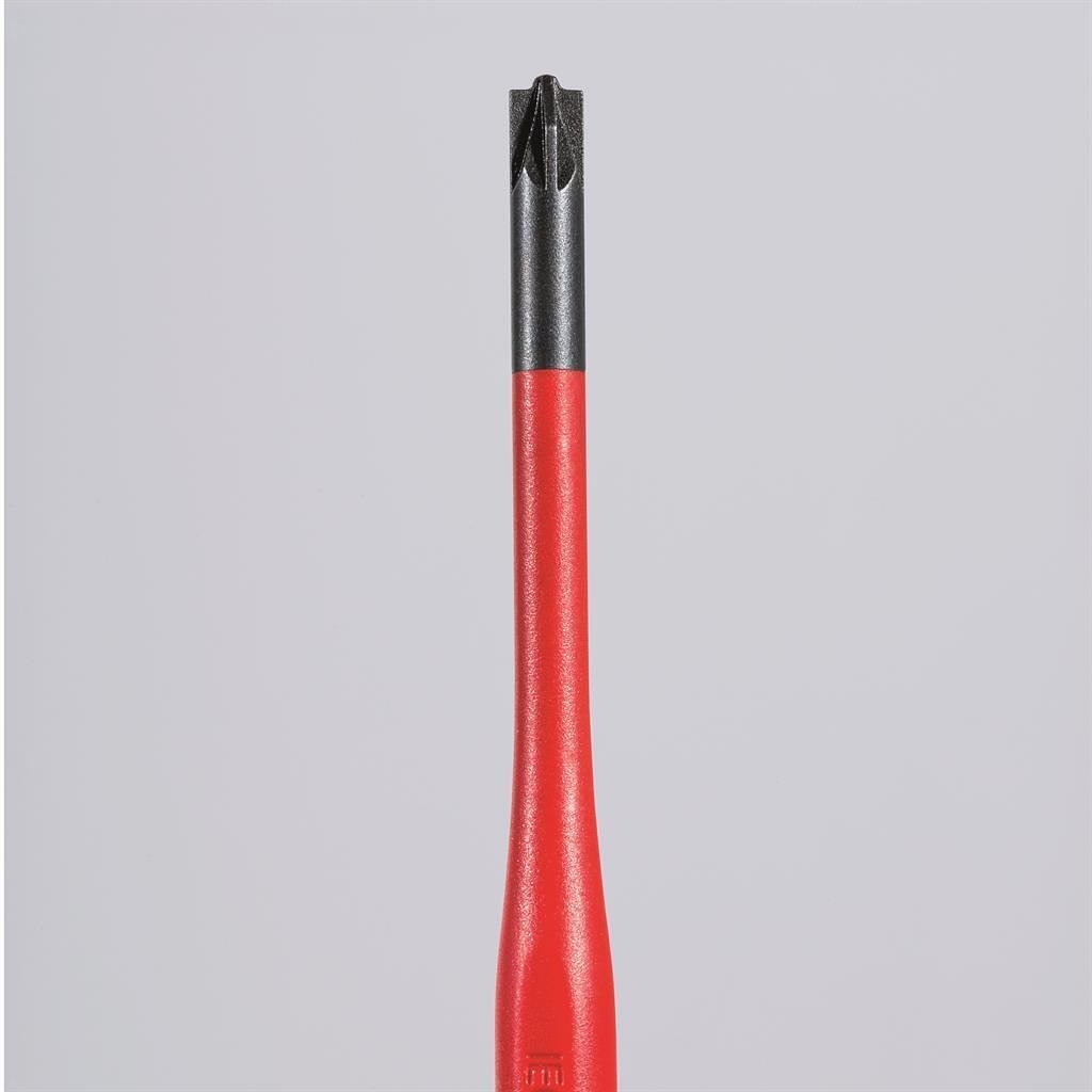 Отвертка PZ/S 1, VDE 1000V жълто-червена ръкохватка 187мм, Knipex - K982501SLS