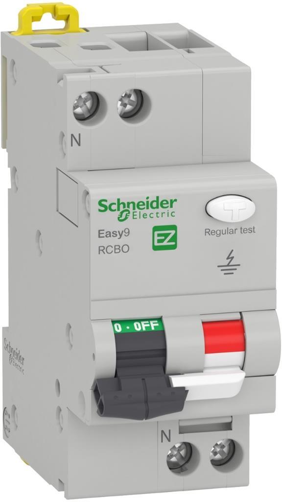ДТЗ комбинирана Easy 9 1P+N 16A крива C 30mA тип AC 6kA 2 мод. SE, SCHNEIDER ELECTRIC НИСКО НАПРЕЖЕНИЕ, EZ9D35616