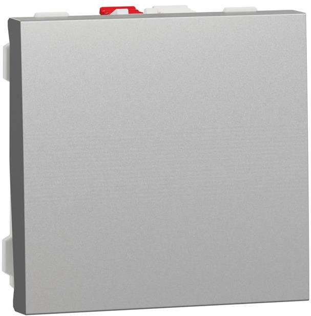 Еднополюсен ключ 2 мод. цвят Алуминий Unica SE, SCHNEIDER ELECTRIC, NU320130
