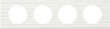 Рамка 4х цвят Бял Corian Celiane Legrand, LEGRAND, 69014