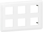 Лицева рамка 2x3x2 мод. цвят бял Mosaic NEW Legrand, LEGRAND, 78832L