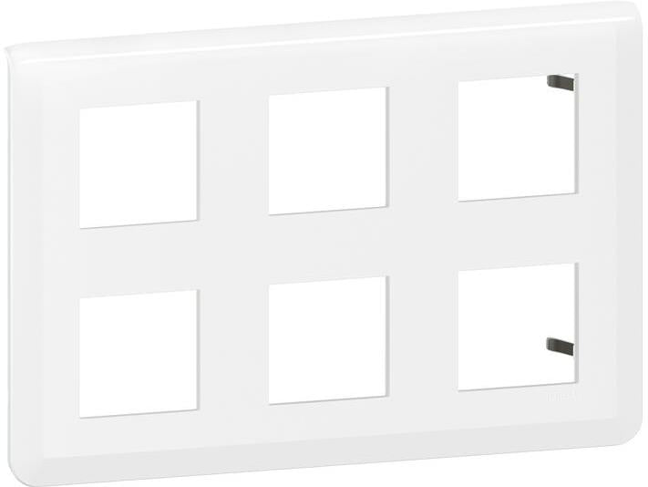 Лицева рамка 2x3x2 мод. цвят бял Mosaic NEW Legrand, LEGRAND, 78832L