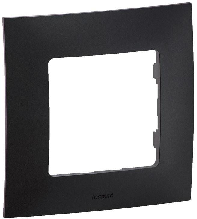 Рамка 1х цвят Черен Niloe New Legrand, LEGRAND, NP111BK