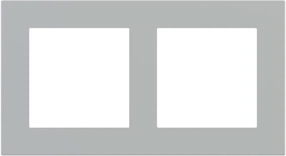 Рамка 2х 55x55 Deep FF/Linea71/20Venti Fenix Grey Ephesus EKINEX, EK-D2P-FGE