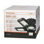 Работна лампа RIGEL LED 5-крилна сгъваема лампа за работилница, E27 55W, 6500К, 4950lm - WL-10, VIRONE