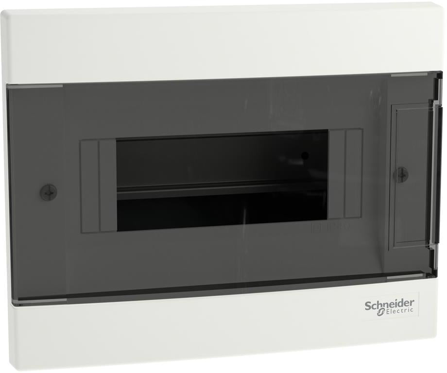 Табло за скрит монтаж 8 мод. Easy 9 EU с прозрачна врата и Н и РЕ клеми SE, SCHNEIDER ELECTRIC НИСКО НАПРЕЖЕНИЕ, EZ9EUA108