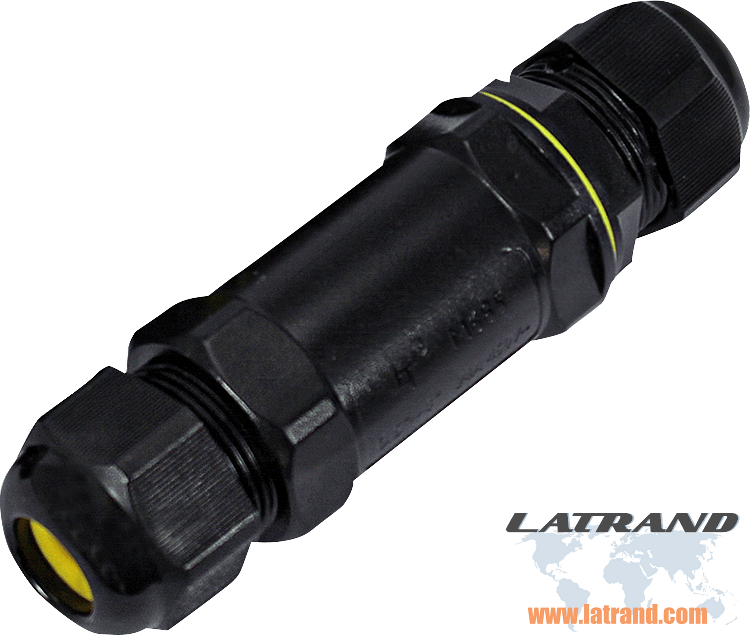 Кабелен конектор IP68 черен за кабел 5х0.5-4мм2 Commel - C365-903