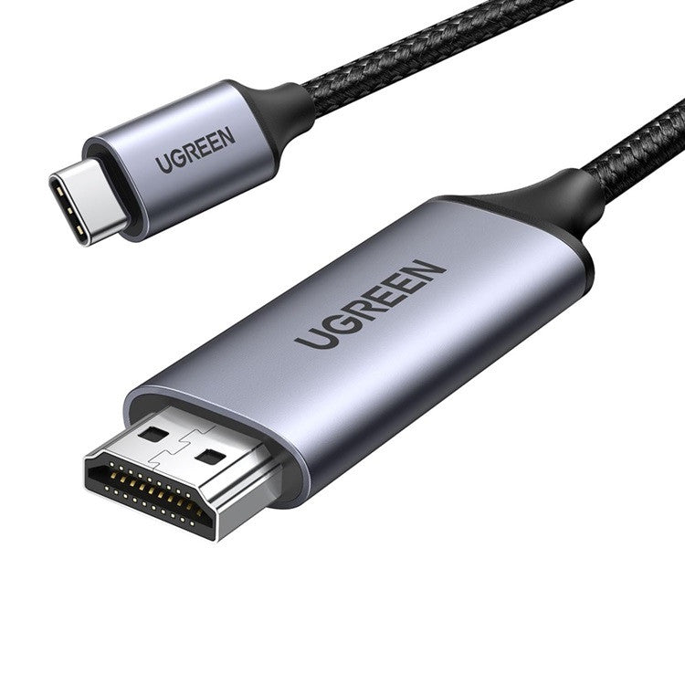 КАБЕЛ USB-C/HDMI 4K UHD ПЛЕТЕН С ДЪЛЖИНА 1.5m MM142 UGREEN