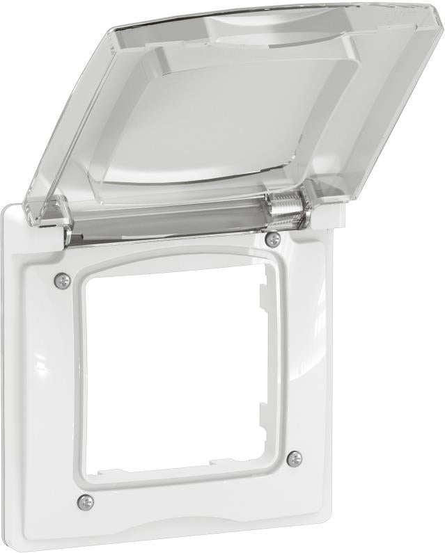 Рамка 1х с капак IP44 цвят Бял Niloe New Legrand, LEGRAND, NP116WH