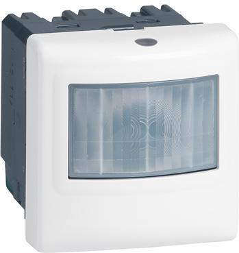Датчик за присъствие PIR, 120°, обхват 4m @ h=1.2m, LED ≤ 250W, изисква неутрала, 2 мод. цвят бял Mosaic Legrand /до изчерпване/, LEGRAND, 78454