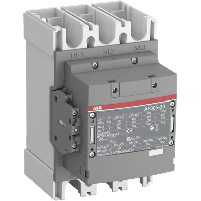 Контактор AF305-30-11 3P 160kW (305A AC-3) 1NO+1NC 48...130V 50/60Hz ABB, 1SFL587002R1211