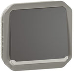 Бутон с подсветка механизъм цвят Антрацит IP55 Plexo New Legrand, LEGRAND, 69813L