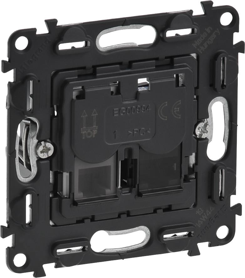 Розетка RJ11+RJ45 cat.6 UTP (без лицев панел) Valena In Matic Legrand, LEGRAND, 753032