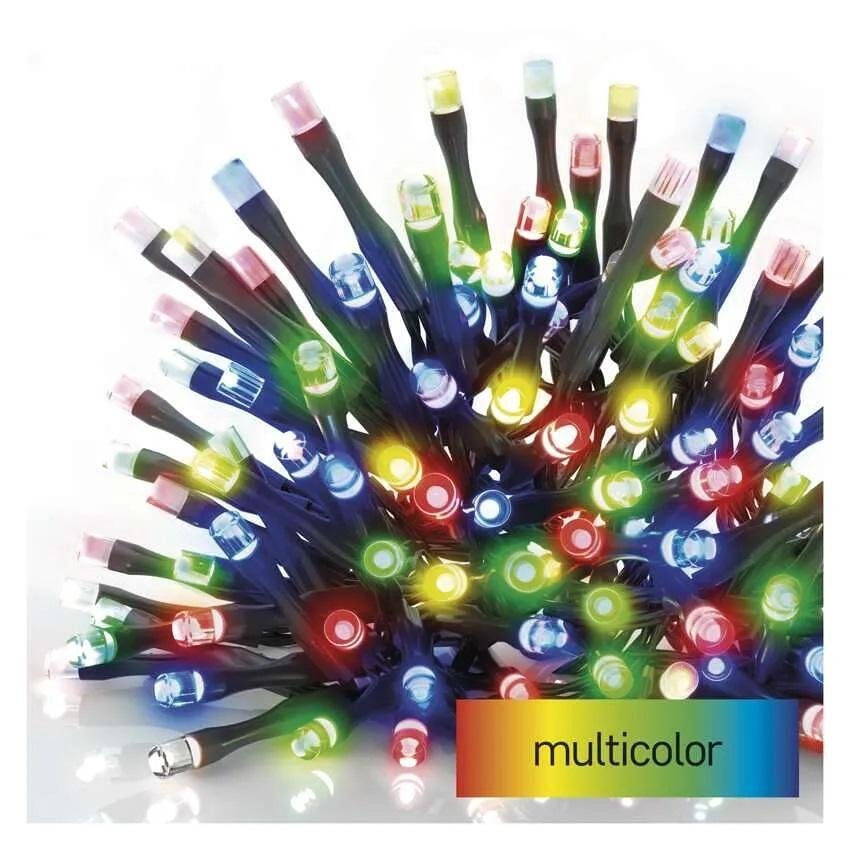 Комплект коледни лампички 100x LED многоцветни 10м IP44 с таймер CONNECT EMOS - D1AM01
