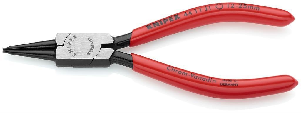 Зегер клещи, Ø12-25мм, червена ръкохватка 140мм, Knipex - K4411J1