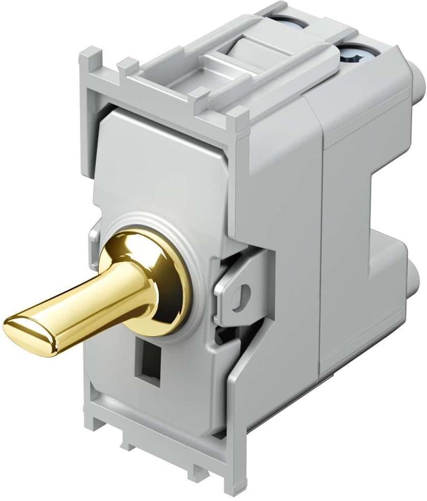 Еднополюсен ключ 16A цвят Злато Edge TEM, SP10PG