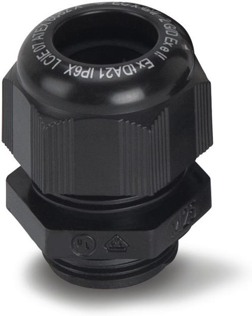 Щуцер взривозащитен без гайка М40х1.5 Ex II 2GD Зона 1/2/21/22, IP68, UV /10бр/, кабел 22-32mm, Scame, SCAME, 805.EX5440.K