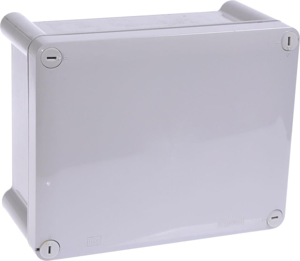 Разклонителна кутия открит монтаж 180x140x86мм без отвори IP66 цвят Сив Plexo Legrand, LEGRAND, 35022