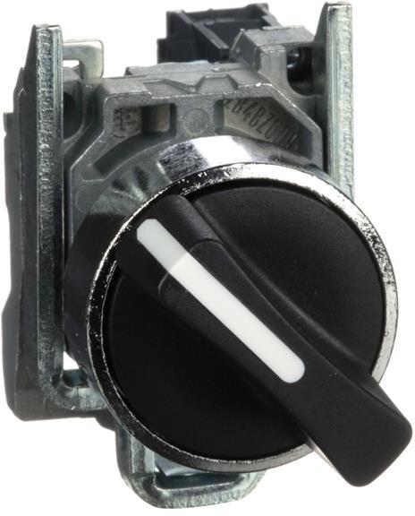 Превключвател черен 1-2 1NO Ø22mm XB4 SE, SCHNEIDER ELECTRIC НИСКО НАПРЕЖЕНИЕ, XB4BD21