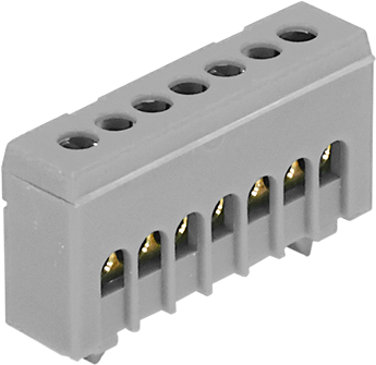 Клема изолирана СИВА A7H 7x16mm² IP20 63A 690V MOREK, MAD1007A15