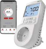 Термостат за отопление или охлаждане 5…40 °C с LCD дисплей 16A към контакт шуко Wi-Fi GoSmart EMOS