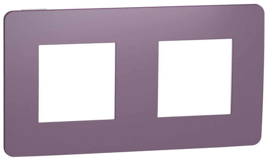 Лицева рамка 2х цвят Люляк / Бял Unica Studio Color SE /до изчерпване/, SCHNEIDER ELECTRIC, NU280414
