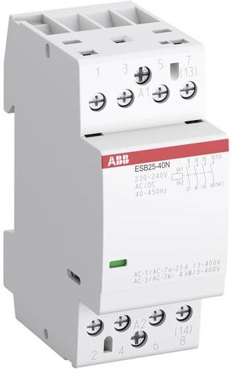 Модулен контактор ESB 25A 2NO-2NC 230..240ac/dc 2 мод. ABB, 1SAE231111R0622