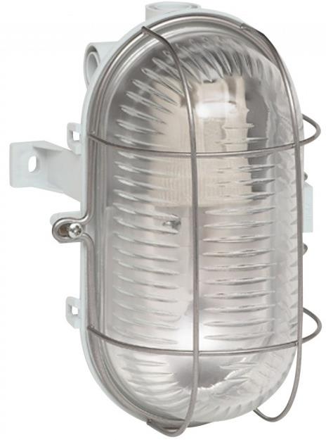 Осветително тяло с метална решетка с винт 60W IP44, Legrand, LEGRAND, 60415