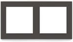 Рамка 2х 55x55 FF/Linea71 Fenix Cocoa Orinoco EKINEX, EK-P2P-FCC