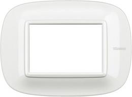 Рамка 3 мод. овална White monochrom Axolute Bticino, BTICINO, HB4803HD