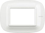 Рамка 3 мод. овална White monochrom Axolute Bticino, BTICINO, HB4803HD