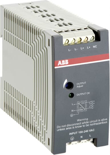 Захранващ блок CP-E In: 100...240VAC Out: 24VDC/2.5A ABB, 1SVR427032R0000