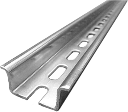 DIN шина TS35P 35x15 перфорирана 6,3x18mm поцинкована линеен метър /2м разфасовка/ MOREK, MMD1520C29