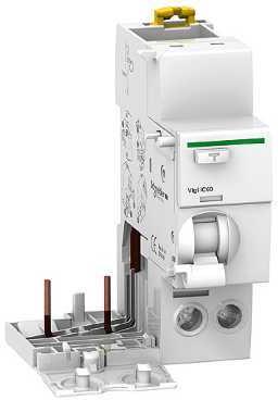 ДТЗ модул Acti 9 Vigi iC60 2P 25A 30mA тип AC 6kA 1.5 мод. SE, SCHNEIDER ELECTRIC НИСКО НАПРЕЖЕНИЕ, A9V41225