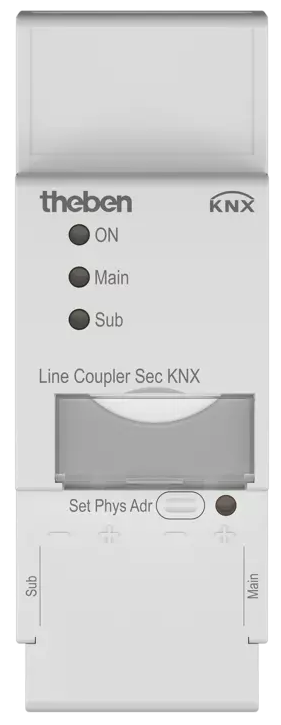 Системен разширител линии Sec 2DIN KNX Theben, 9080048