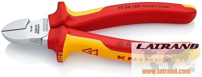 Клещи диагонални резачки VDE1000V - К7006160, KNIPEX