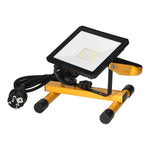 Преносим LED прожектор CAVO 30W, на стойка, 2100 lm, IP44, 4000K, с 1,5 m кабел - FLP-4, VIRONE