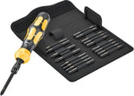 Комплект отвертки, 1x ударна ръкохватка и 18х остриета, Kraftform Kompakt 900 Set Wera - W018110