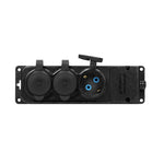 Троен контакт шуко, гумиран, IP44 ORNO OR-AE-13166(GS)