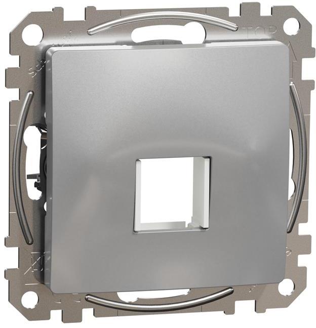 Адаптер за 1x Keystone цвят Алуминий Sedna SE, SCHNEIDER ELECTRIC, SDD113421