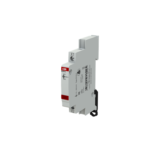 Индикатор DIN червен с LED UnLED E219-C 1/2 модул 115-250V AC АВВ, ABB, 2CCA703401R0001