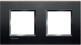 Рамка 2х2 мод. правоъгълна Anthracite LL Bticino, BTICINO, LNA4802M2AR