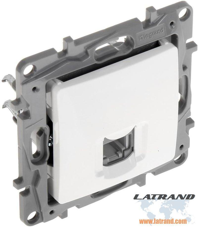 Розетка RJ11 цвят Бял Niloe Legrand - 764569