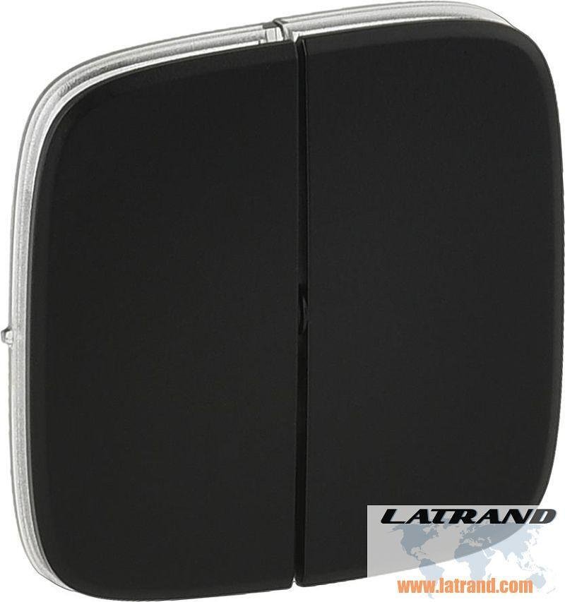 Лицев панел за сериен ключ цвят Черно Valena Allure Legrand - 755028